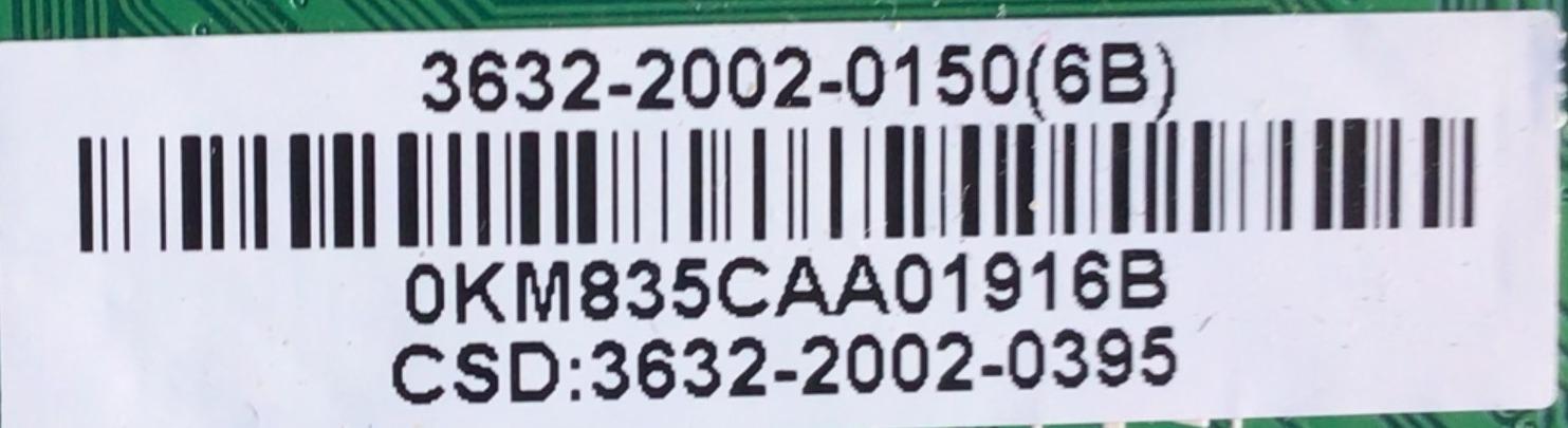 MAIN PARA TV JVC / NUMERO DE PARTE 3632-2002-0150 / 0171-2271-4656 / 0KM835CAA01916B / CSC:3632-2002-0395 / DISPLAY ST3151A05-1 / MODELO EM32T  - Imagen 3